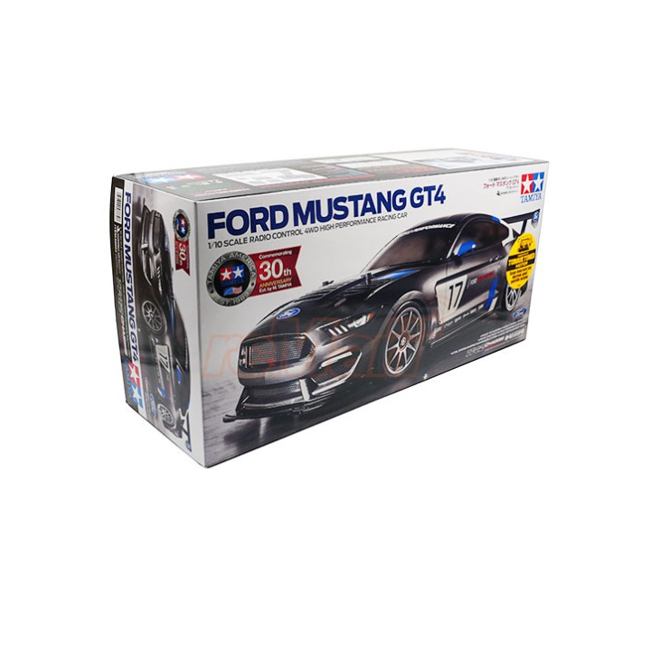 Tamiya TT-02 Ford Mustang GT4 1/10 – Coche RC 4WD de Competición