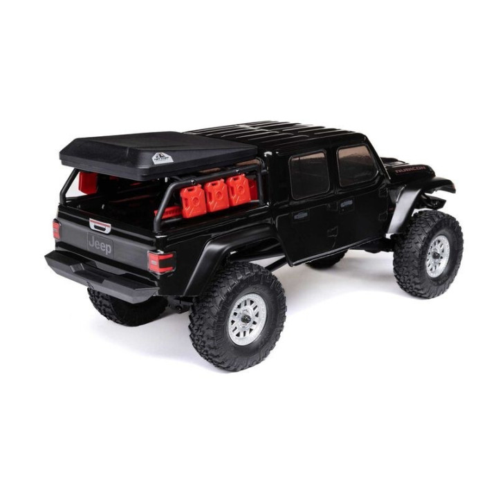 Axial SCX24 Jeep JT Gladiator 1/24 4WD Rock Crawler Brushed RTR Negro  Mini Crawler Realista