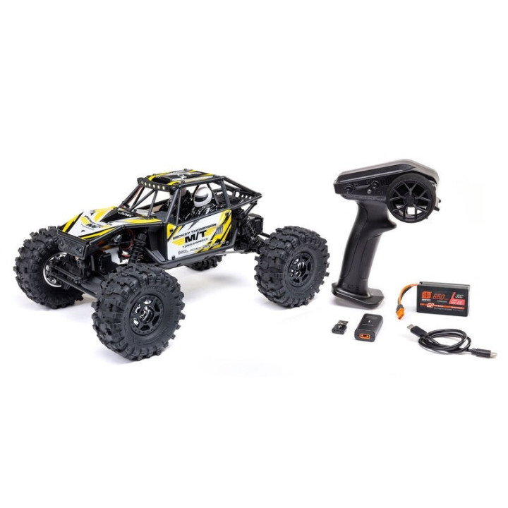 Axial UTB18 Capra Trail Buggy 1/18 4WD 4WS RTR Amarillo  Crawler de Alto Rendimiento