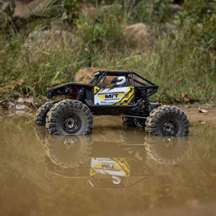 Axial UTB18 Capra Trail Buggy 1/18 4WD 4WS RTR Amarillo  Crawler de Alto Rendimiento