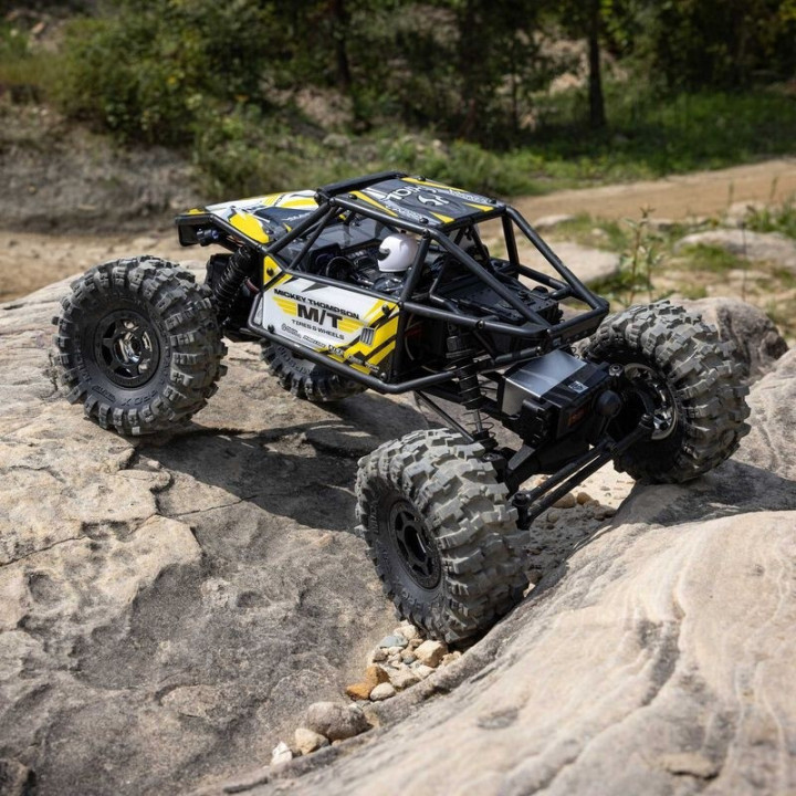 Axial UTB18 Capra Trail Buggy 1/18 4WD 4WS RTR Amarillo  Crawler de Alto Rendimiento