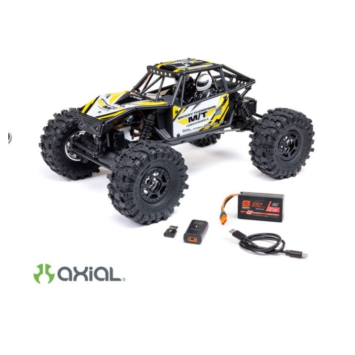 Axial UTB18 Capra Trail Buggy 1/18 4WD 4WS RTR Amarillo  Crawler de Alto Rendimiento