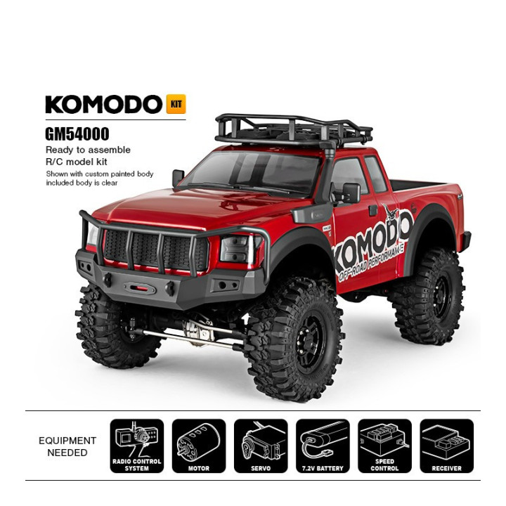 Gmade Komodo 1:10 GS02 Double Cab TS RTR | Crawler 1:10