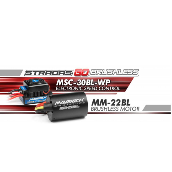 Maverick Strada TC Brushless 1/10 Touring Car 4WD | Potencia y Velocidad RC