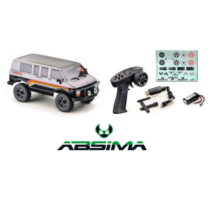 Rock Van V2 Absima 118 EVO Crawler Gunmetal RTR