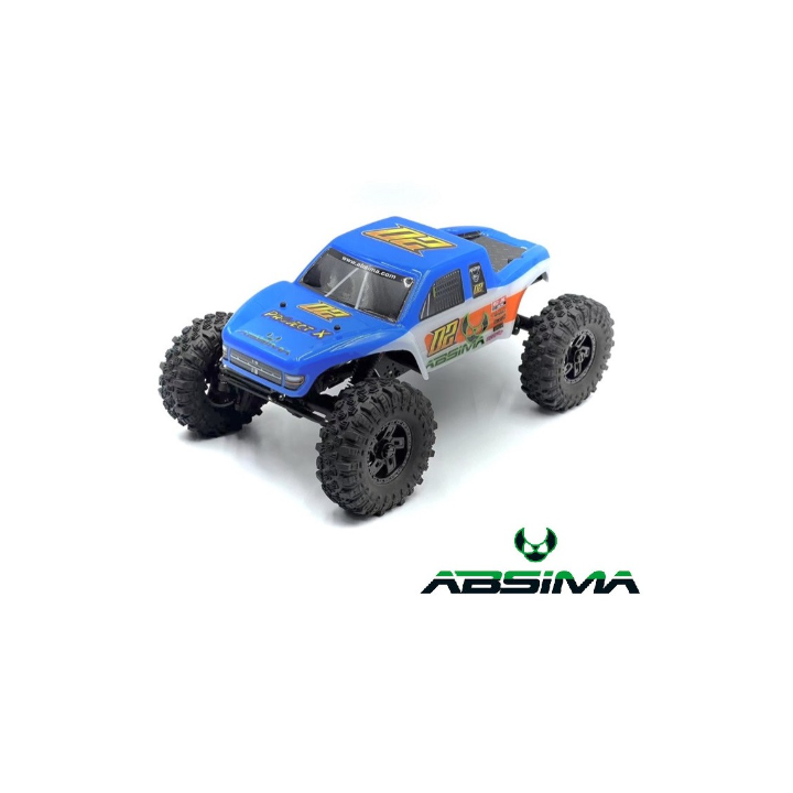 The GOAT Absima 118 Brushless Crawler Azul RTR