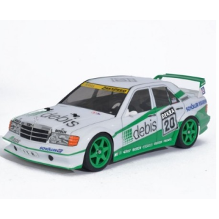 Carrocería Tamiya Mercedes 190 2.5 16 EVO2 "Debis" Zakspeed – Pintada y Detallada Profesionalmente