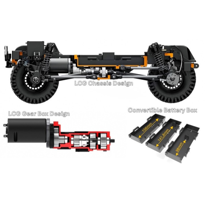 PATROL Absima 110 Crawler CR44 Light Blue RTR