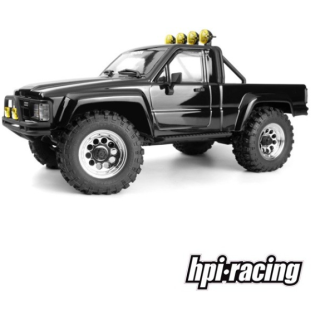 HPI Venture18 1985 Toyota Hilux SR5 Negro Escala 1/18 RTR 4WD