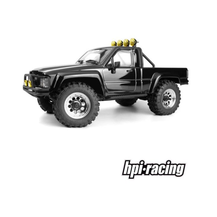 HPI Venture18 1985 Toyota Hilux SR5 Negro Escala 1/18 RTR 4WD
