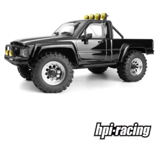 HPI Venture18 Flux 1985 Toyota Hilux SR5 Negro Escala 1/18 RTR 4WD