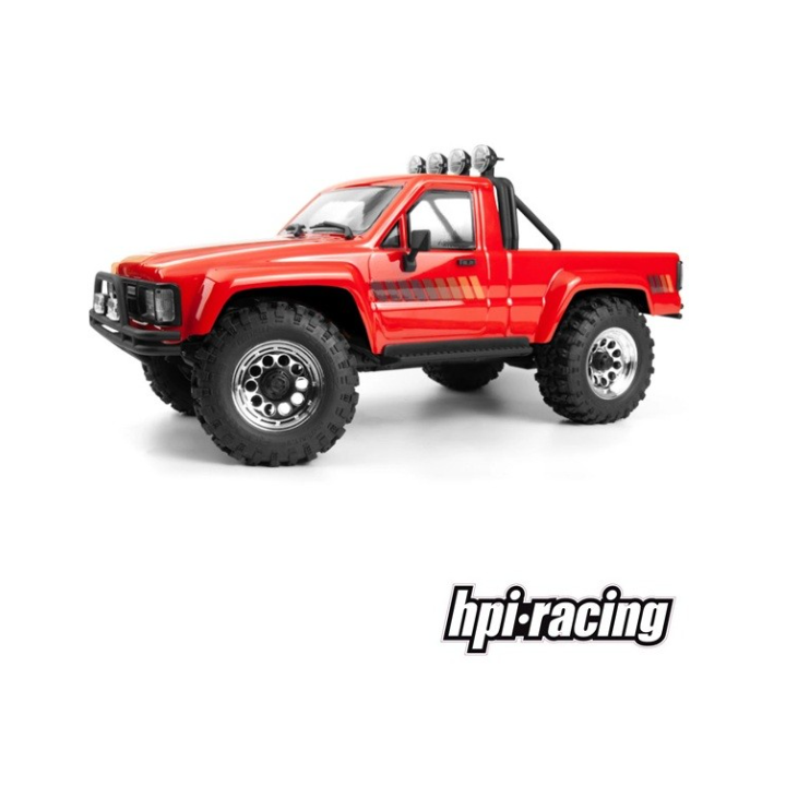 HPI Venture18 Flux 1985 Toyota Hilux SR5 Rojo Escala 1/18 RTR 4WD