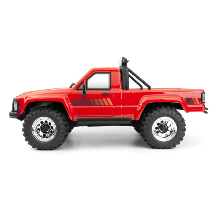 HPI Venture18 Flux 1985 Toyota Hilux SR5 Rojo Escala 1/18 RTR 4WD