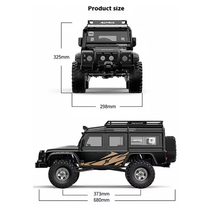 Land Rover Allrock H8H+ Alu Crawler Brushless 1:8