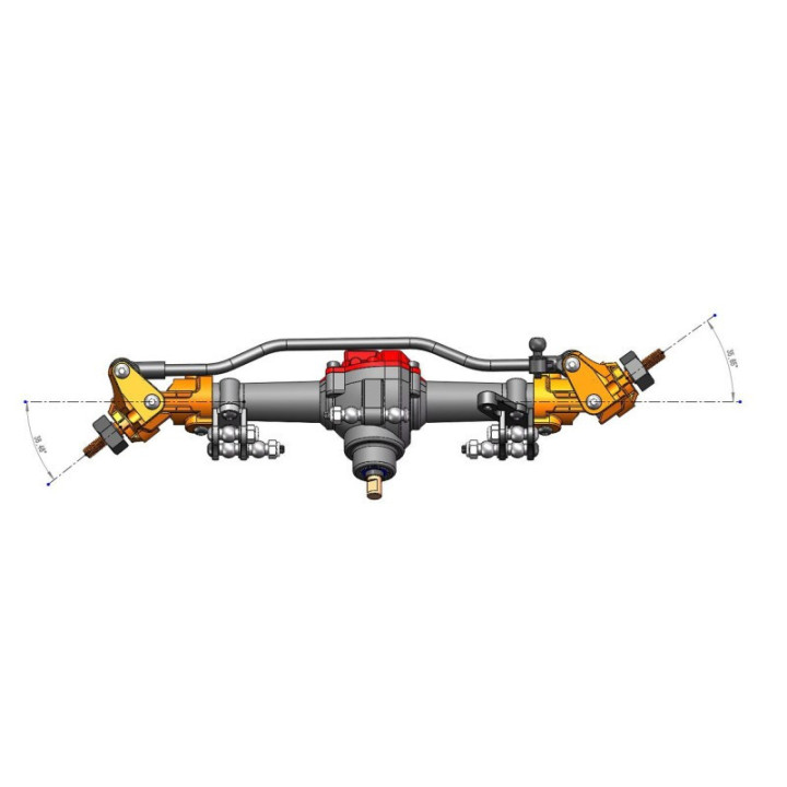 Rock Cruiser RGT V2 1:10 Waterproof Red