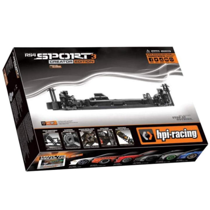 HPI RS4 Sport 3 Creator Edition 1/10 Kit Touring Car