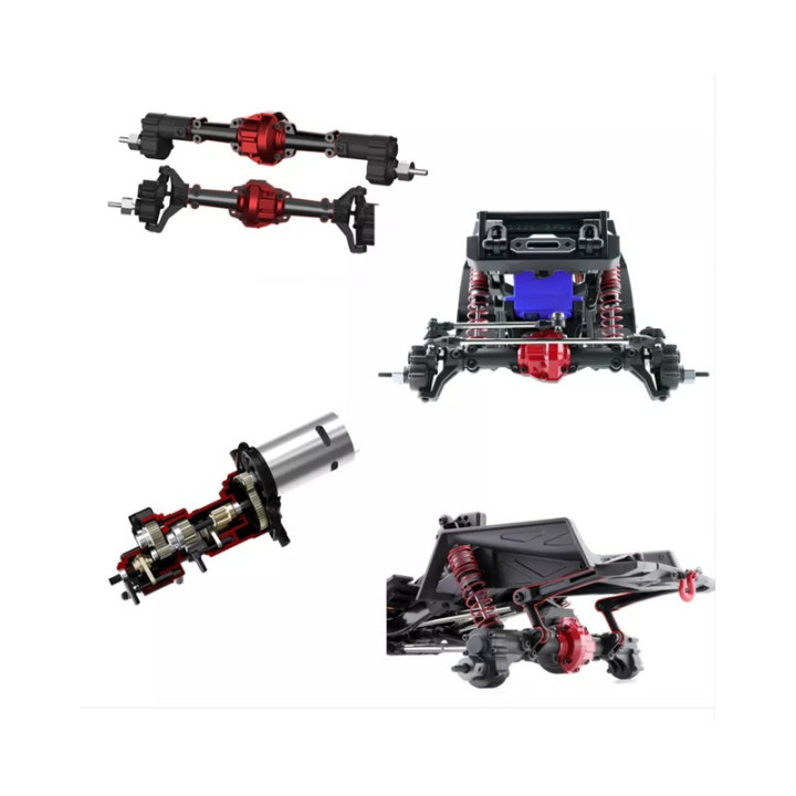 Challenger RGT 1:10 Waterproof Red