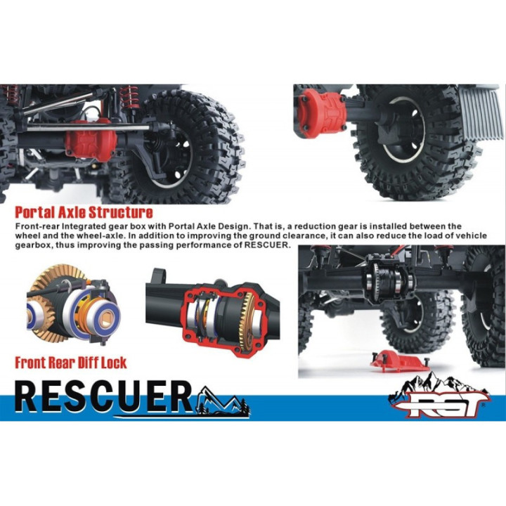 Rescuer RGT 1:10 Waterproof Black
