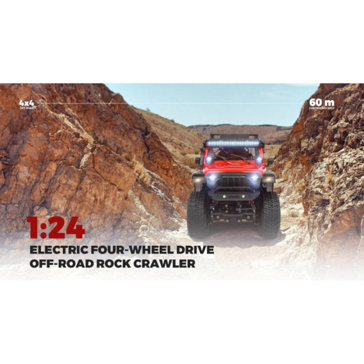 WLtoys 1:24 RC Mini Crawler 2 Velocidades