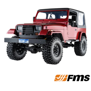 FMS 1:10 Mashigan RC Rock Crawler RS Rojo 4WD