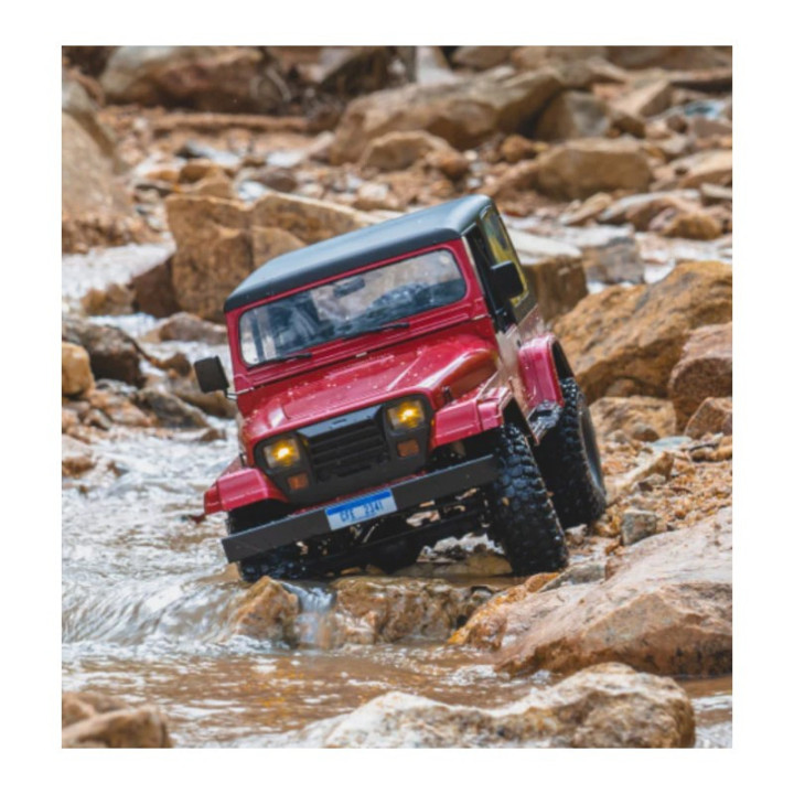 FMS 1:10 Mashigan RC Rock Crawler RS Rojo 4WD