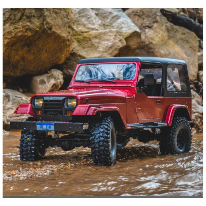 FMS 1:10 Mashigan RC Rock Crawler RS Rojo 4WD