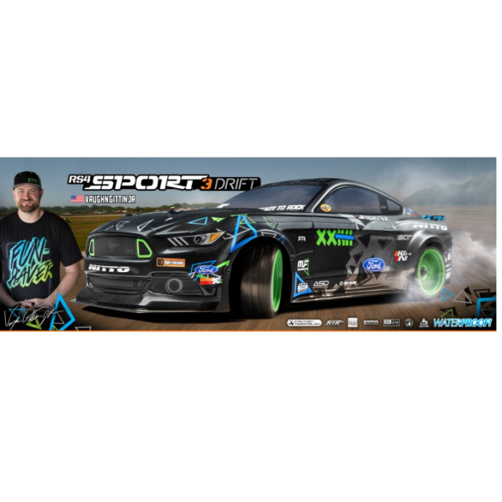 HPI RS4 Sport 3 Drift RTR Mustang Vaughn Gittin Jr. 1/10 RC