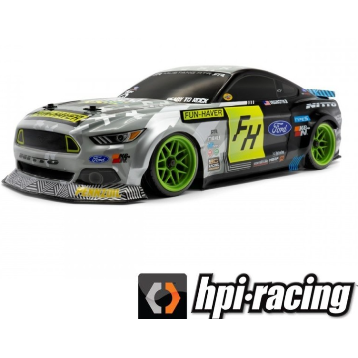 HPI RS4 Sport 3 Drift VGJR Fun Haver Mustang V2 1/10 RC