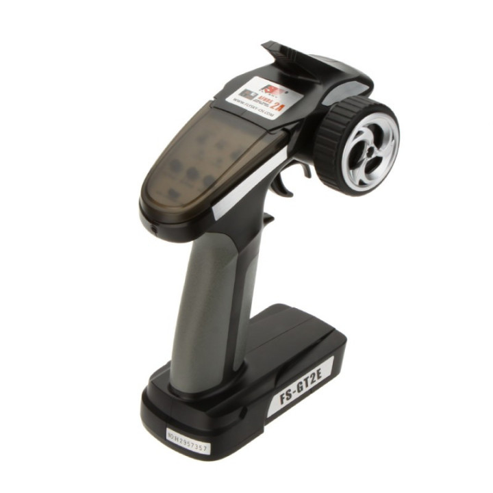 Fly Sky GT2E 2.4GHz - Transmisor RC 2 Canales para Coches y Mini Vehículos