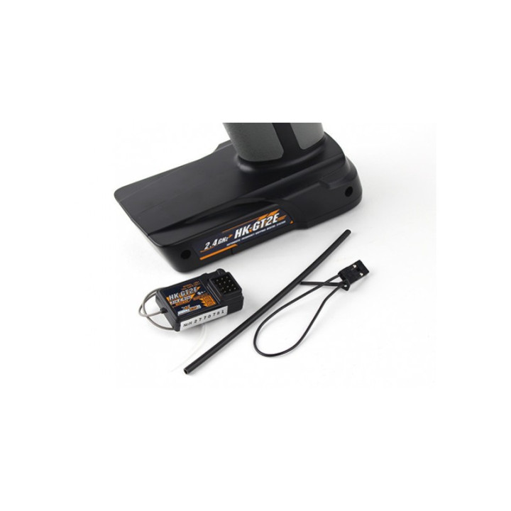 Fly Sky GT2E 2.4GHz - Transmisor RC 2 Canales para Coches y Mini Vehículos