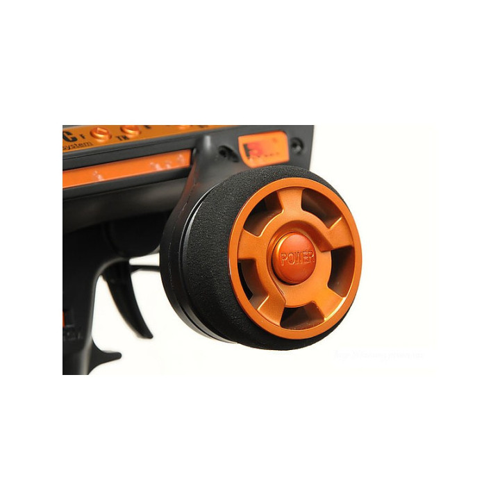 Fly Sky GT3C 2.4GHz Naranja - Transmisor RC 3 Canales con Receptor