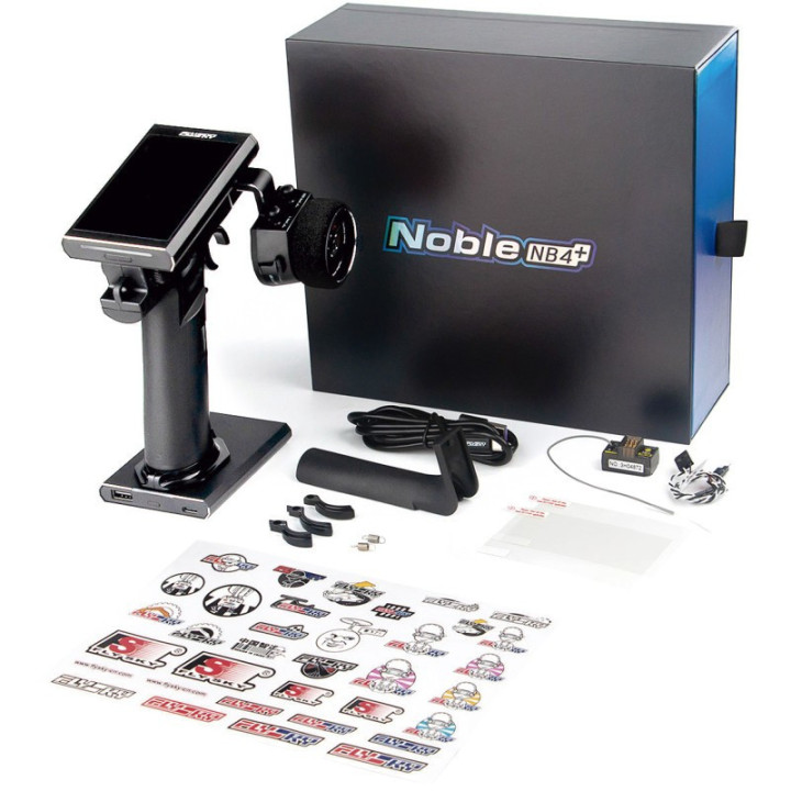 Flysky Noble NB4+ 4Ch AFHDS3 - Transmisor RC con Receptor FGR4B