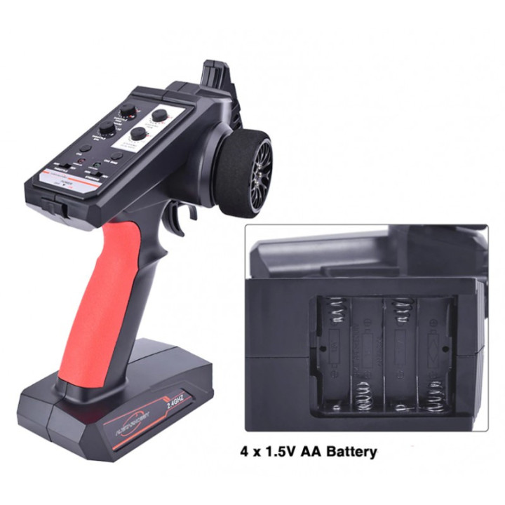 AUSTAR AX6S 2.4G 4CH Radio Control System - Transmisor y Receptor para RC