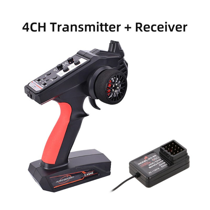 AUSTAR AX6S 2.4G 4CH Radio Control System - Transmisor y Receptor para RC