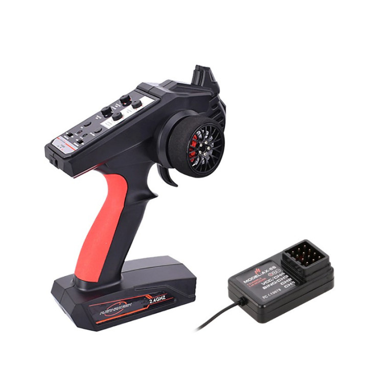 AUSTAR AX6S 2.4G 4CH Radio Control System - Transmisor y Receptor para RC