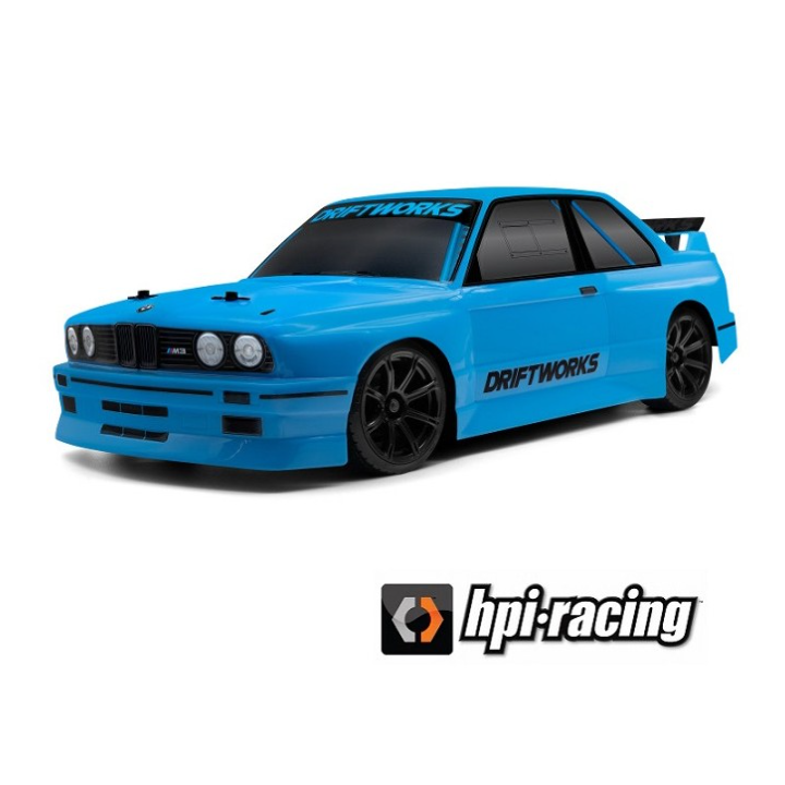 HPI RS4 Sport 3 Drift BMW E30 Driftworks 1/10 RTR – Coche RC Drift 4WD