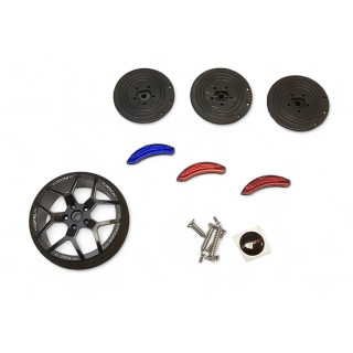 DUMBO RC Volante de Aluminio con Esponja para CR10P - Accesorio Profesional RC