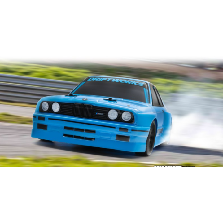 HPI RS4 Sport 3 Drift BMW E30 Driftworks 1/10 RTR – Coche RC Drift 4WD
