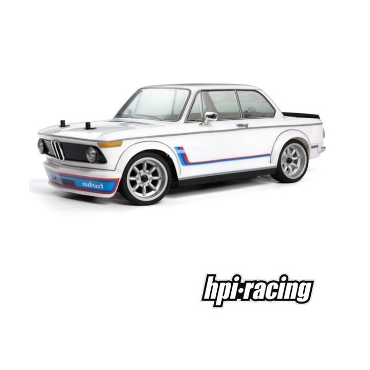 HPI RS4 Sport 3 BMW 2002 Turbo – Coche RC 1/10 4WD RTR en A Todo Nitro
