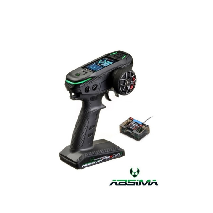 Absima CR10P 2.4 GHz 10 Canales + Receptor R10WP