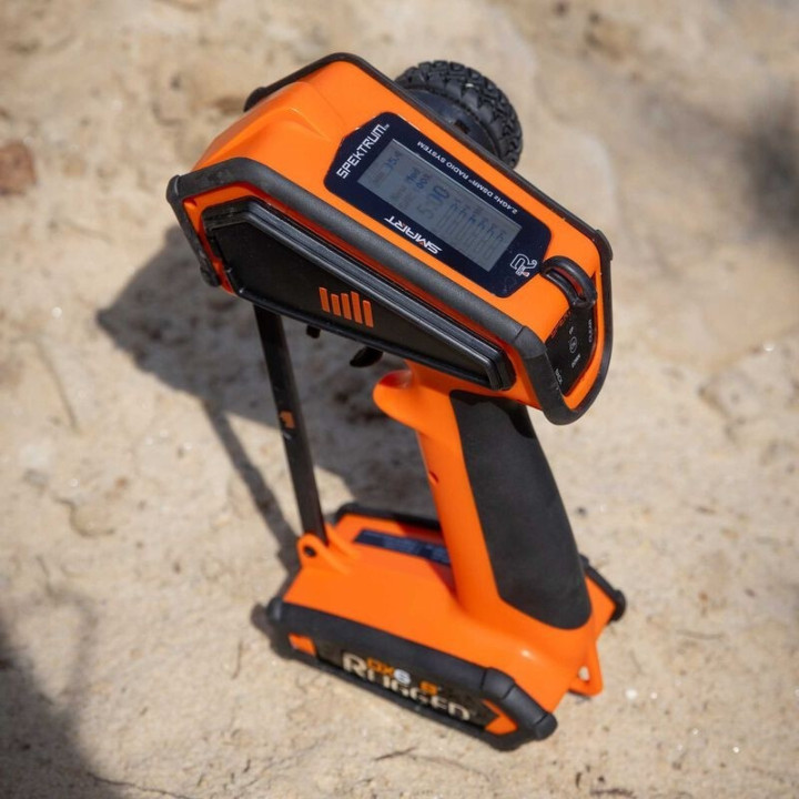 Spektrum DX6 Rugged 6 Canales DSMR Transmisor Solo – Edición Naranja