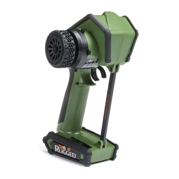Spektrum DX6 Rugged 6 Canales DSMR Transmisor Solo – Edición Verde