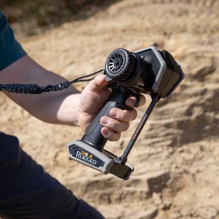 Spektrum DX6 Rugged 6 Canales DSMR con Receptor SR515 – Sistema RC Completo