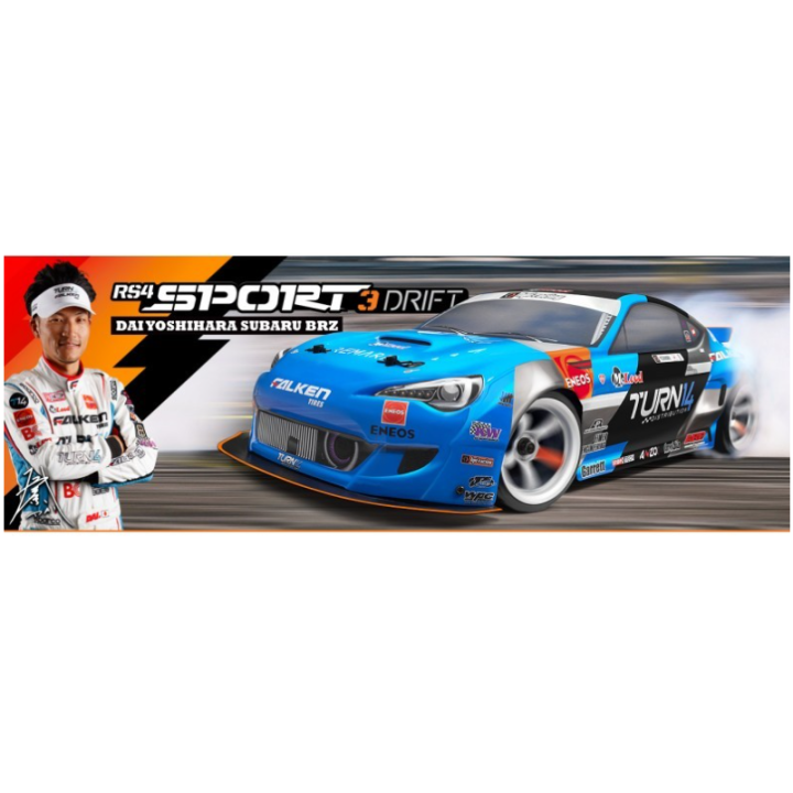 HPI RS4 Sport 3 Drift Subaru BRZ Dai Yoshihara RTR 1/10 4WD | A Todo Nitro