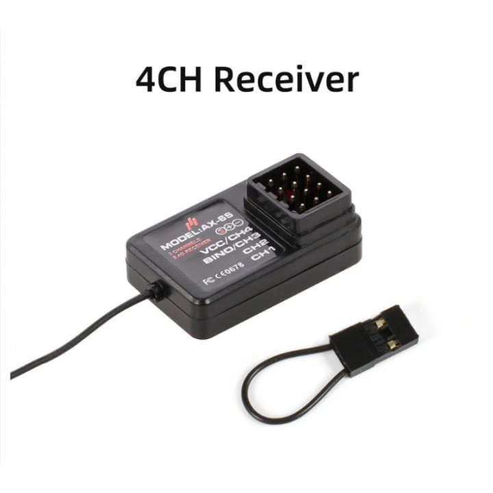 Receptor AUSTAR AX-6S 4 Canales (4CH) de Alta Precisión