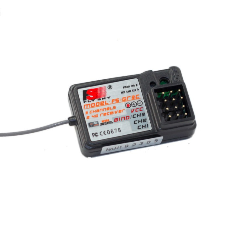 Fly Sky GR3E Receptor 2.4GHz de 3 Canales RC