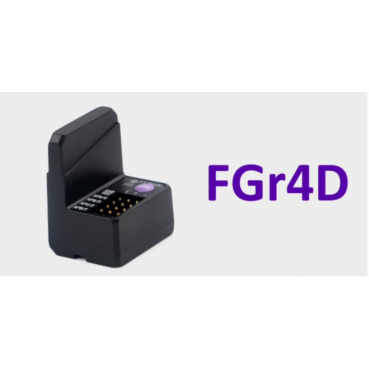 Flysky FGR4D Receptor 4 Canales 2.4GHz AFHDS 3A Sin Antena