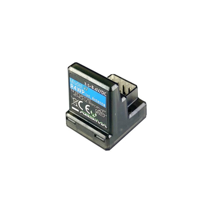 Absima R4WP V2 Receptor 2.4GHz con Antena RC Compacto