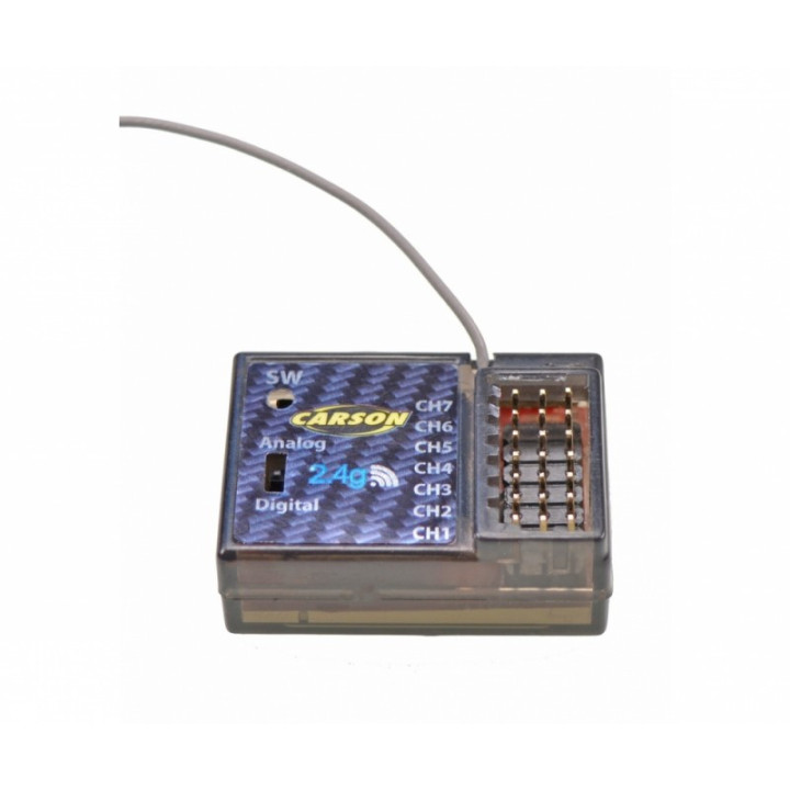 Carson Reflex Wheel LCD 7 Canales Receptor 2.4GHz RC