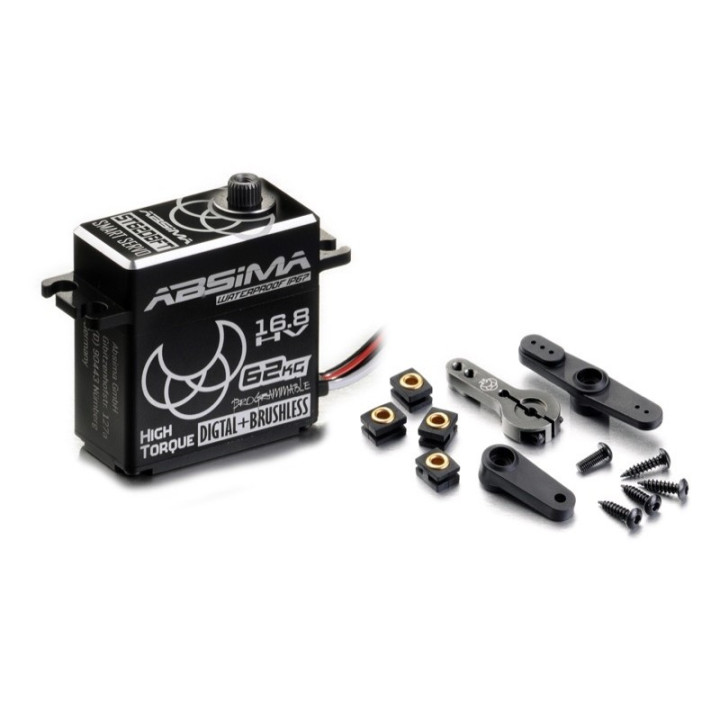 Absima ST62DBFT Digital Alu HV Servo 3S/4S Waterproof Crawler-Spec